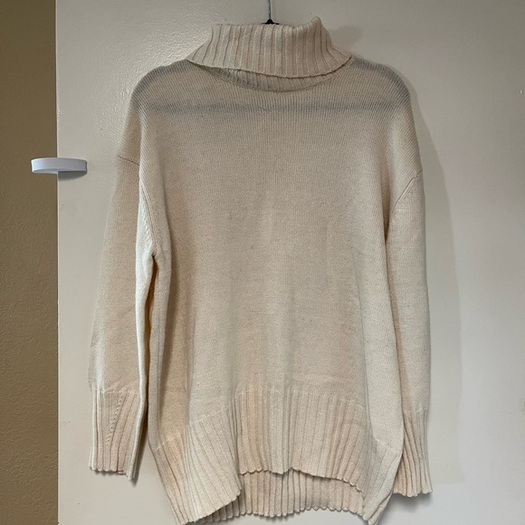 Cream A New Day Turtleneck Sweater Size M - Picture 2 of 12